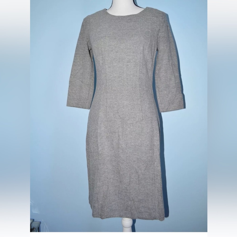 NWOT PETER ELLIOT Dress Kinit 97% Cotton & 3% Nylon Size 44 US size S